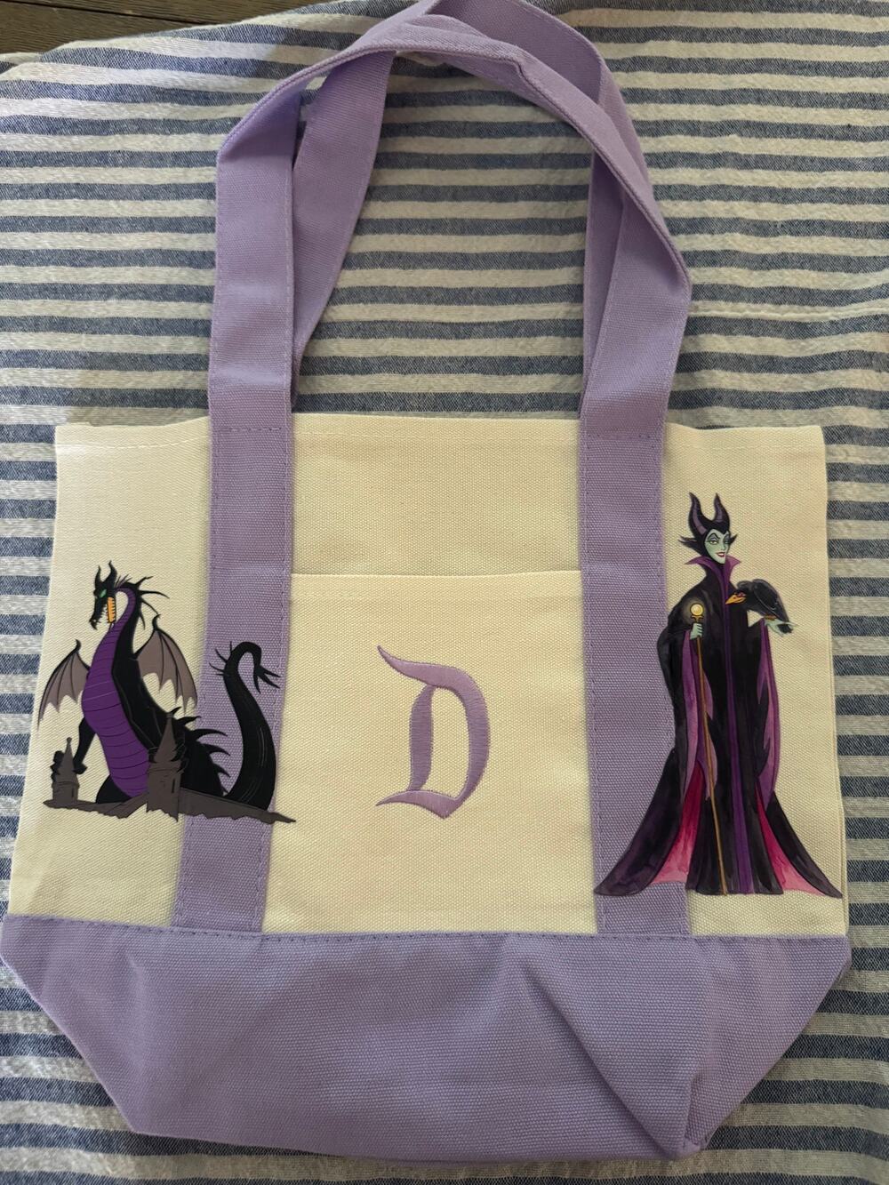 Disney Maleficent Custom Made Mini Tote Bag